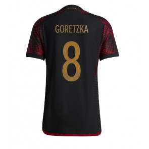 Germany Leon Goretzka #8 Replica Away Stadium Shirt World Cup 2022 Short Sleeve